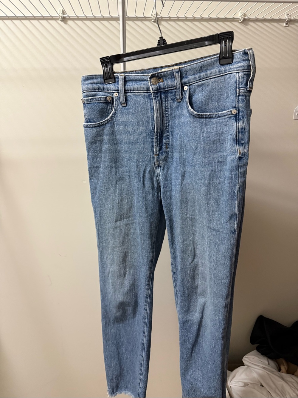 Madewell Light Blue Straight-Leg Jeans